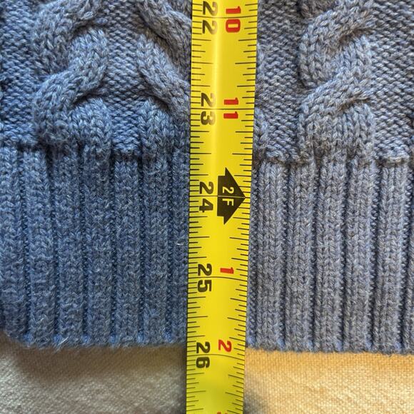 L.L. Bean Women’s Cottage Core Cable Fisherman Knit Womens SZ 1X Full Zip Up - Picture 8 of 10